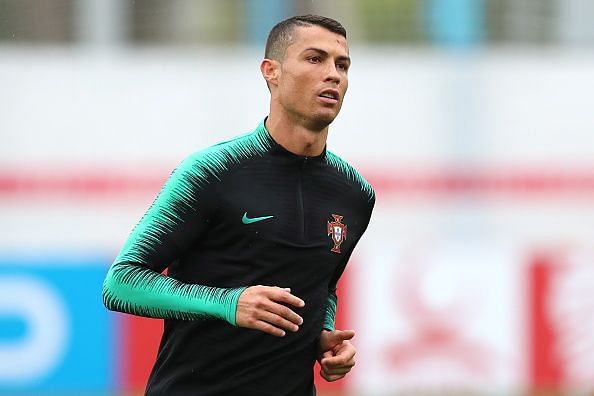 2018 FIFA World Cup: Portugal training session